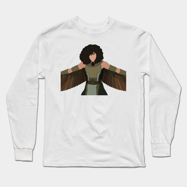 Layla Long Sleeve T-Shirt by CalliesArt